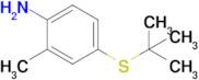 4-(Tert-butylsulfanyl)-2-methylaniline