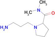 1-(3-Aminopropyl)-n,n-dimethylpyrrolidine-2-carboxamide