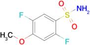 2,5-Difluoro-4-methoxybenzene-1-sulfonamide