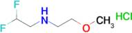 (2,2-Difluoroethyl)(2-methoxyethyl)amine hydrochloride