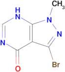 3-bromo-1-methyl-1H,4H,7H-pyrazolo[3,4-d]pyrimidin-4-one