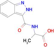 2-(2h-Indazol-3-ylformamido)propanoic acid