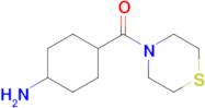 4-(Thiomorpholine-4-carbonyl)cyclohexan-1-amine