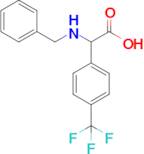 2-(Benzylamino)-2-[4-(trifluoromethyl)phenyl]acetic acid