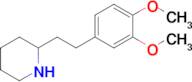 2-[2-(3,4-dimethoxyphenyl)ethyl]piperidine