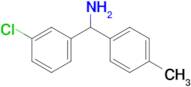 (3-Chlorophenyl)(4-methylphenyl)methanamine