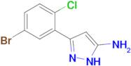 3-(5-bromo-2-chlorophenyl)-1H-pyrazol-5-amine