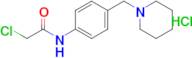 2-chloro-N-[4-(1-piperidinylmethyl)phenyl]-Acetamide hydrochloride (1:1)