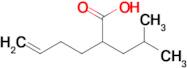 2-(2-Methylpropyl)hex-5-enoic acid