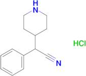 2-Phenyl-2-(piperidin-4-yl)acetonitrile hydrochloride