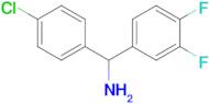 (4-Chlorophenyl)(3,4-difluorophenyl)methanamine