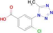4-chloro-3-(5-methyl-1h-1,2,3,4-tetraZol-1-yl)benzoic acid