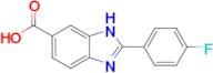 2-(4-Fluorophenyl)-1h-1,3-benzodiazole-6-carboxylic acid