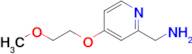 (4-(2-Methoxyethoxy)pyridin-2-yl)methanamine