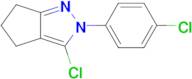 3-Chloro-2-(4-chlorophenyl)-2h,4h,5h,6h-cyclopenta[c]pyrazole