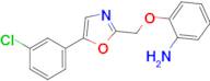 2-{[5-(3-chlorophenyl)-1,3-oxazol-2-yl]methoxy}aniline