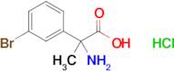 2-Amino-2-(3-bromophenyl)propanoic acid hydrochloride