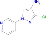 3-Chloro-1-(pyridin-3-yl)-1H-pyrazol-4-amine