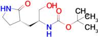 tert-Butyl ((S)-1-hydroxy-3-((S)-2-oxopyrrolidin-3-yl)propan-2-yl)carbamate