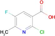 2-Chloro-5-fluoro-6-methylnicotinic acid