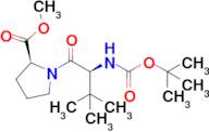 Methyl ((S)-2-((tert-butoxycarbonyl)amino)-3,3-dimethylbutanoyl)-L-prolinate