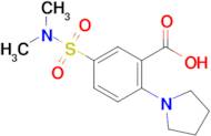 5-(N,N-Dimethylsulfamoyl)-2-(pyrrolidin-1-yl)benzoic acid