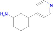 3-(Pyridin-4-yl)cyclohexan-1-amine