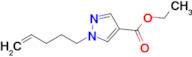 Ethyl 1-(pent-4-en-1-yl)-1H-pyrazole-4-carboxylate