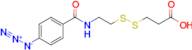 1-[4-({2-[(2-carboxyethyl)disulfanyl]ethyl}carbamoyl)phenyl]triaz-2-yn-2-ium-1-ide