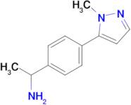 1-(4-(1-Methyl-1H-pyrazol-5-yl)phenyl)ethan-1-amine