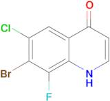 7-Bromo-6-chloro-8-fluoroquinolin-4(1H)-one