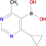 (4-Cyclopropyl-6-methylpyrimidin-5-yl)boronic acid