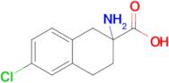 2-Amino-6-chloro-1,2,3,4-tetrahydronaphthalene-2-carboxylic acid