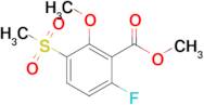 Methyl 6-fluoro-2-methoxy-3-(methylsulfonyl)benzoate