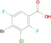 4-Bromo-3-chloro-2,5-difluorobenzoic acid