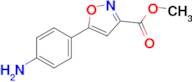 Methyl 5-(4-aminophenyl)isoxazole-3-carboxylate