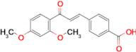 (E)-4-(3-(2,4-Dimethoxyphenyl)-3-oxoprop-1-en-1-yl)benzoic acid