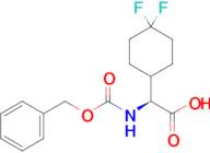 (S)-2-(((Benzyloxy)carbonyl)amino)-2-(4,4-difluorocyclohexyl)acetic acid