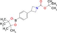 tert-Butyl 3-(4-(4,4,5,5-tetramethyl-1,3,2-dioxaborolan-2-yl)phenyl)azetidine-1-carboxylate