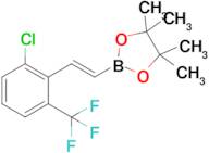 (E)-2-(2-Chloro-6-(trifluoromethyl)styryl)-4,4,5,5-tetramethyl-1,3,2-dioxaborolane