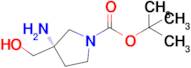 tert-Butyl (S)-3-amino-3-(hydroxymethyl)pyrrolidine-1-carboxylate