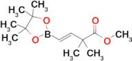 Methyl (E)-2,2-dimethyl-4-(4,4,5,5-tetramethyl-1,3,2-dioxaborolan-2-yl)but-3-enoate