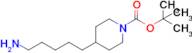 tert-Butyl 4-(5-aminopentyl)piperidine-1-carboxylate