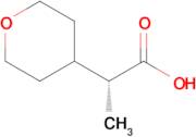 (R)-2-(Tetrahydro-2H-pyran-4-yl)propanoic acid
