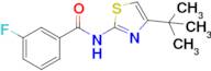 N-(4-(tert-Butyl)thiazol-2-yl)-3-fluorobenzamide