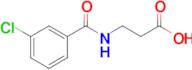 3-[(3-chlorophenyl)formamido]propanoic acid