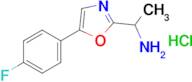 1-[5-(4-fluorophenyl)-1,3-oxazol-2-yl]ethanamine hydrochloride