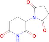 3-(2,5-Dioxo-1-pyrrolidinyl)-2,6-piperidinedione