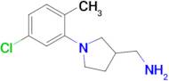 [1-(5-chloro-2-methylphenyl)pyrrolidin-3-yl]methanamine