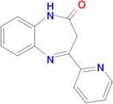 1,3-Dihydro-4-(2-pyridinyl)-2H-1,5-benzodiazepin-2-one